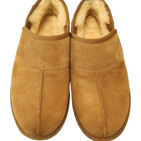 UGG Leisre Slip On Slippers Chestnut Suede - Size 10 Men - Picture 4 of 13